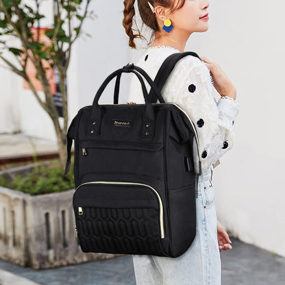 Laptop Backpack 15.6 Inch Casual Daypack Water Resistant Business Travel Backpack for Women Men