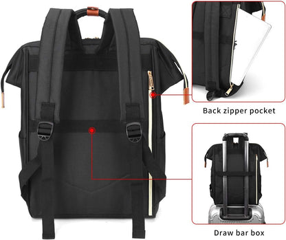 Laptop Backpack 15.6 Inch Casual Daypack Water Resistant Business Travel Backpack for Women Men