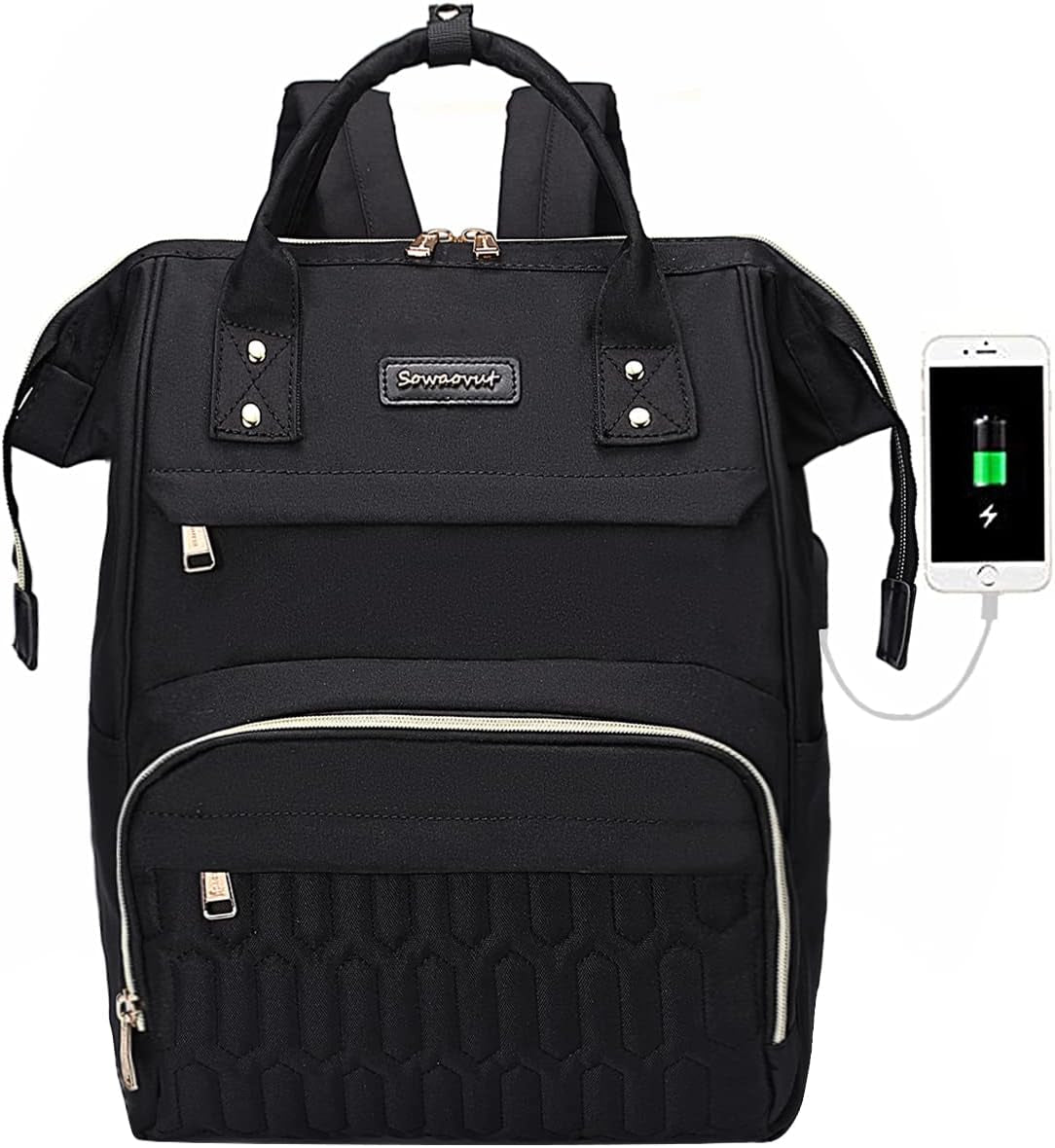 Laptop Backpack 15.6 Inch Casual Daypack Water Resistant Business Travel Backpack for Women Men